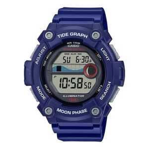 Casio Men's Solar-Powered Digital Watch with Blue Dial - WS-1300H-2AVCF